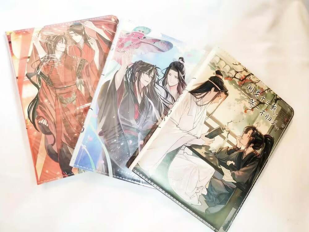 MDZS Wangxian PU Leather Journal, Anime Art Notebook (A5 Size)